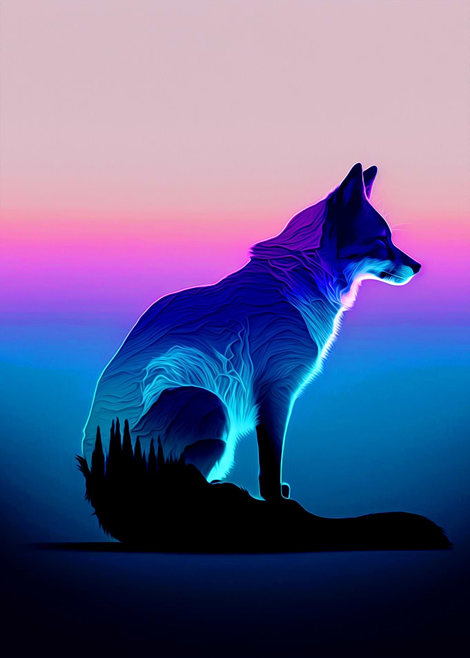 Colorful Fox