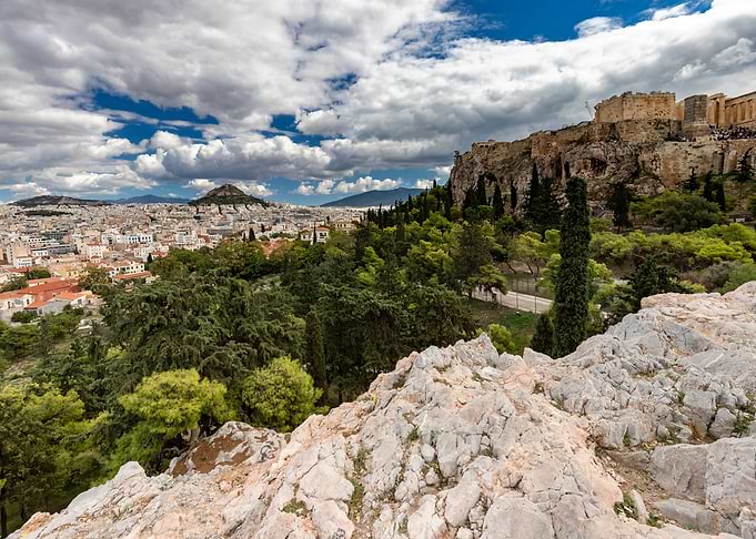 Panorama of Athens, travel