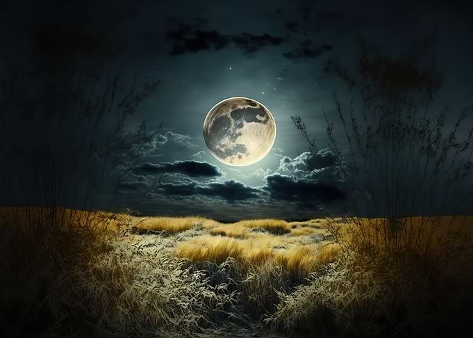 Landscape the moon