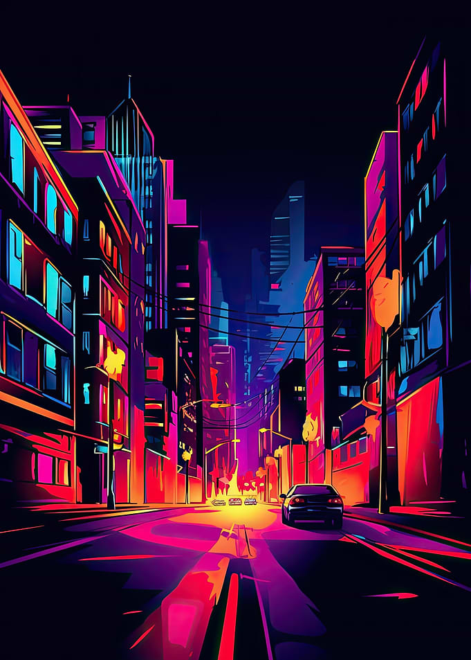 Nighttime Urban Jungle