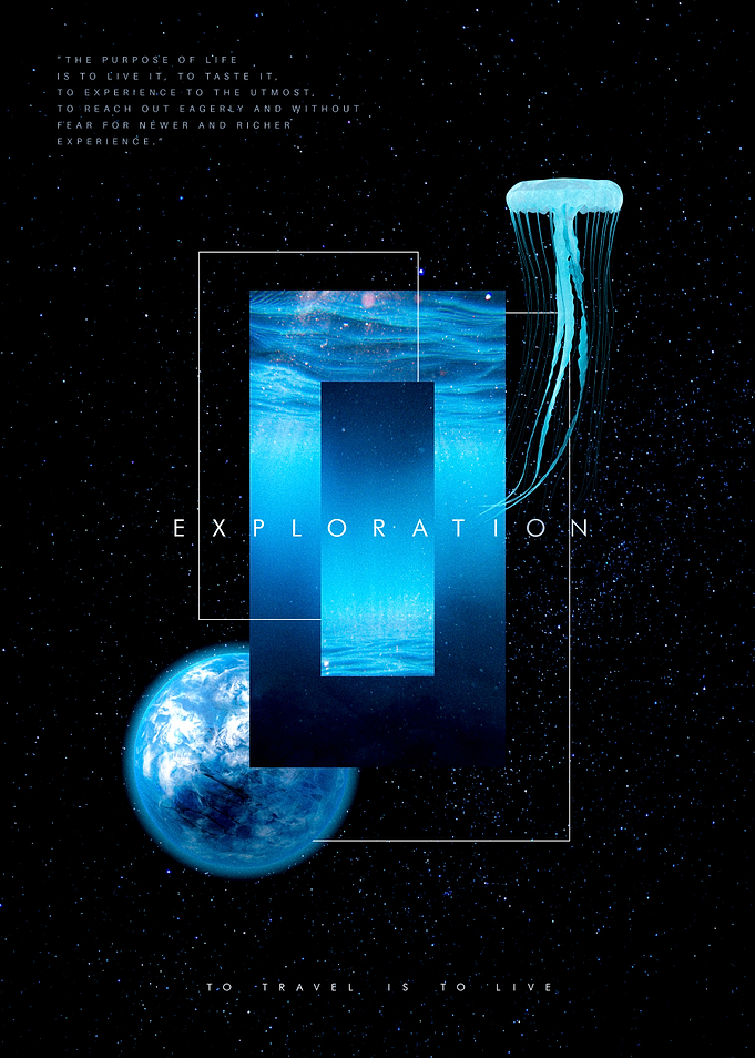 Explore Space And Ocean