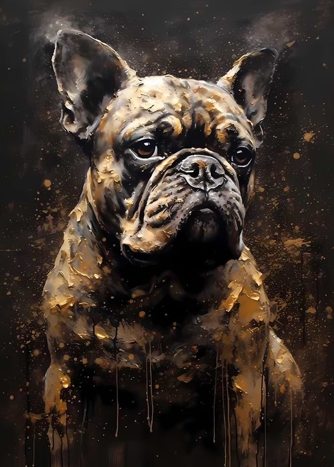 Bulldog Dog Graceful