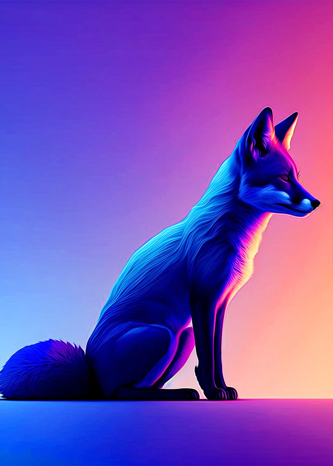 Colorful Fox