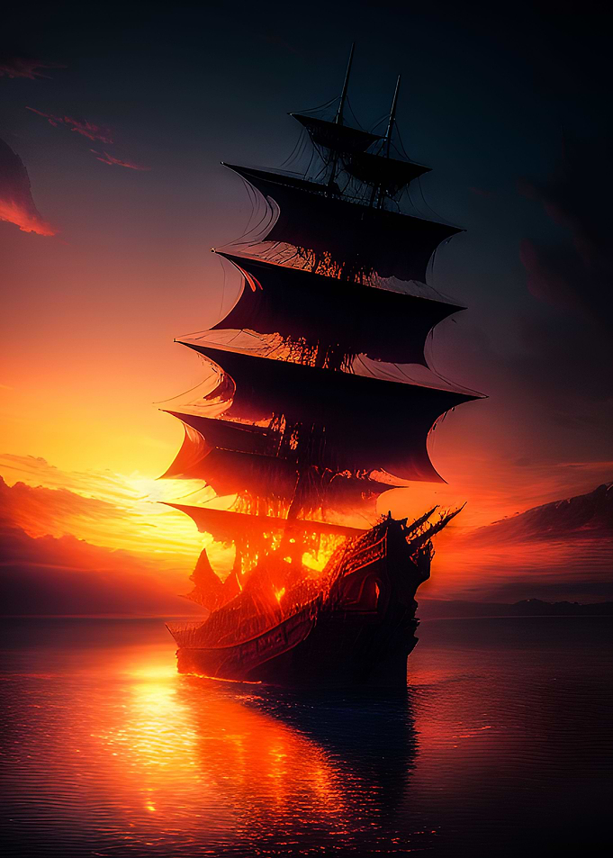 Fantasy Ghost Ship