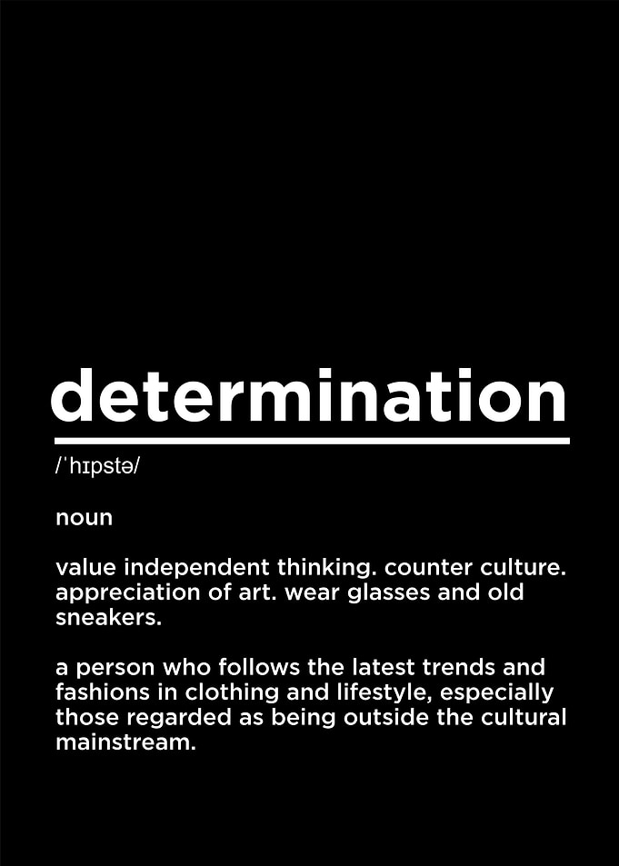 determination funny text