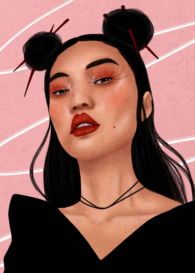 Kaomi Japanese Woman