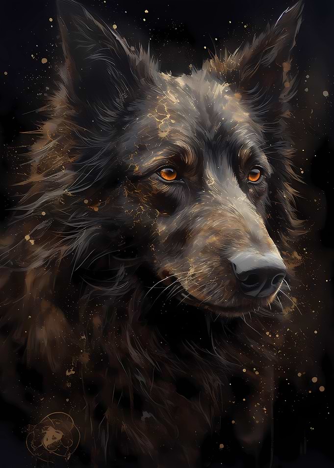 Border Collie Dog Dear