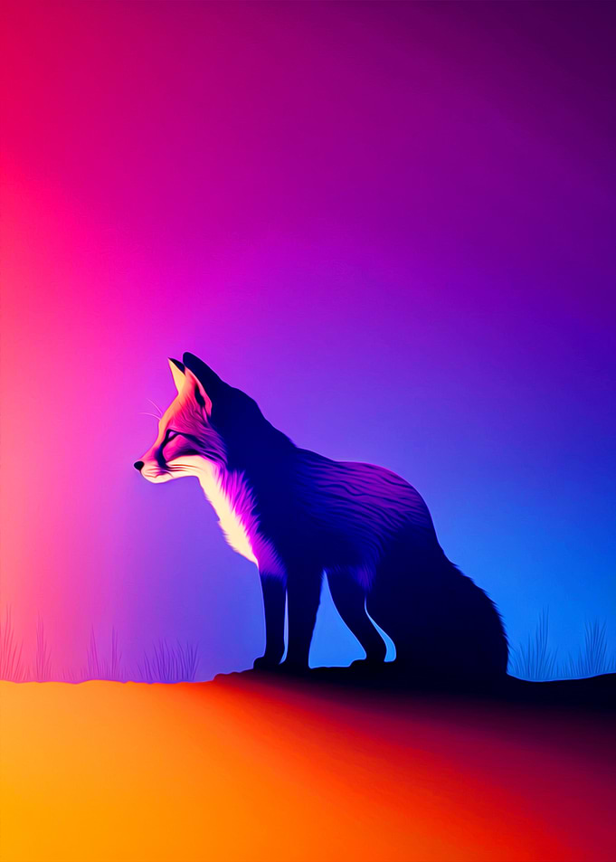 Colorful Fox