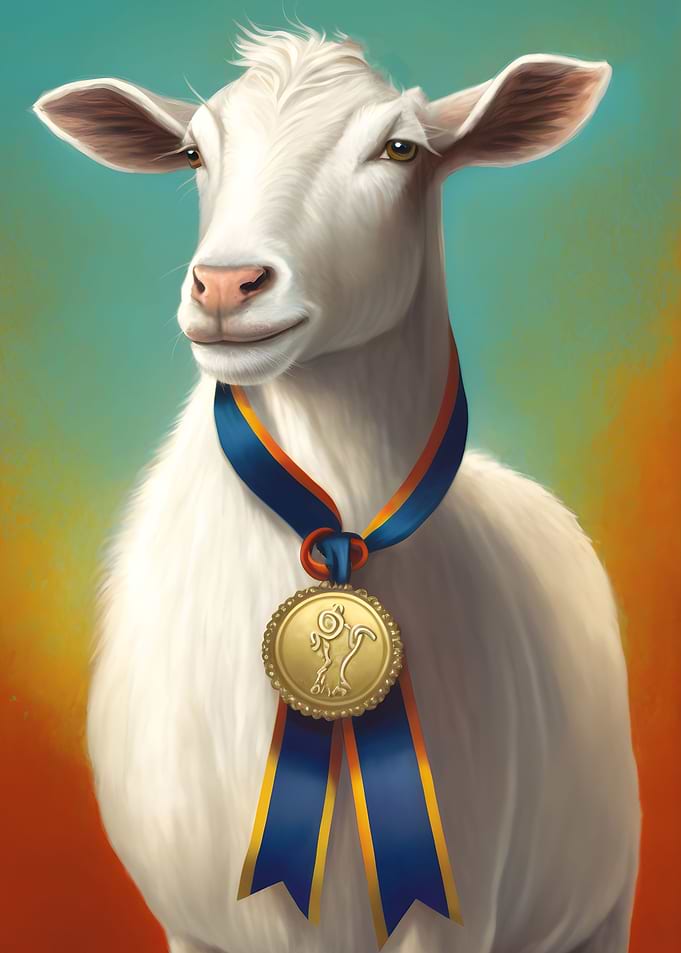 Happy goat