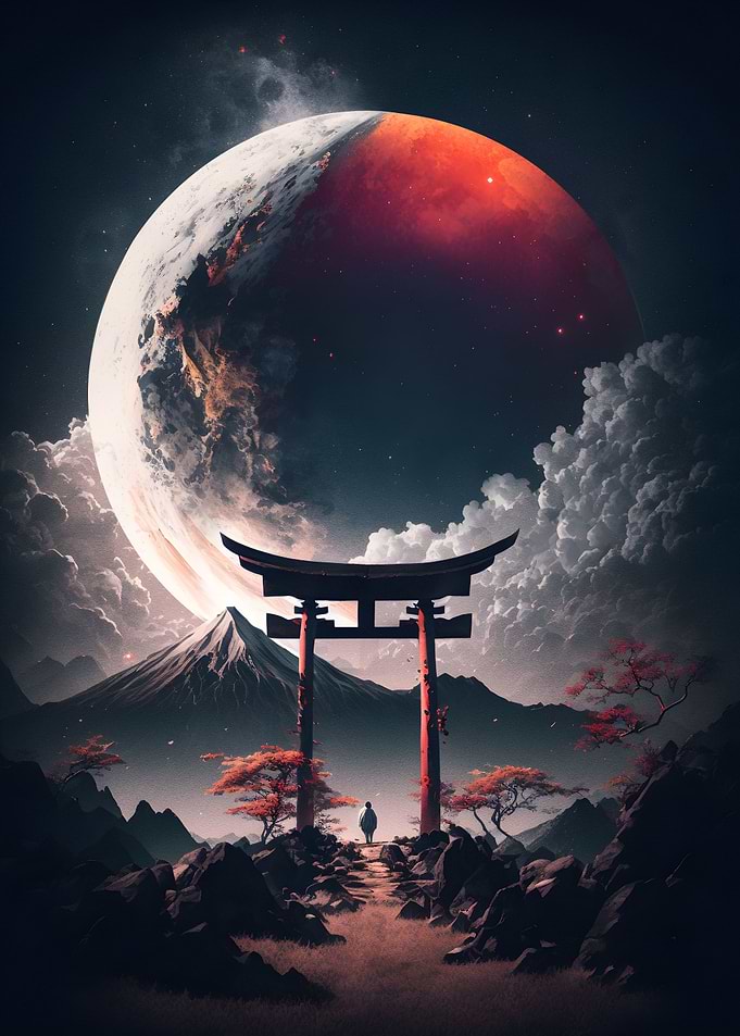 Planets in fuji mount