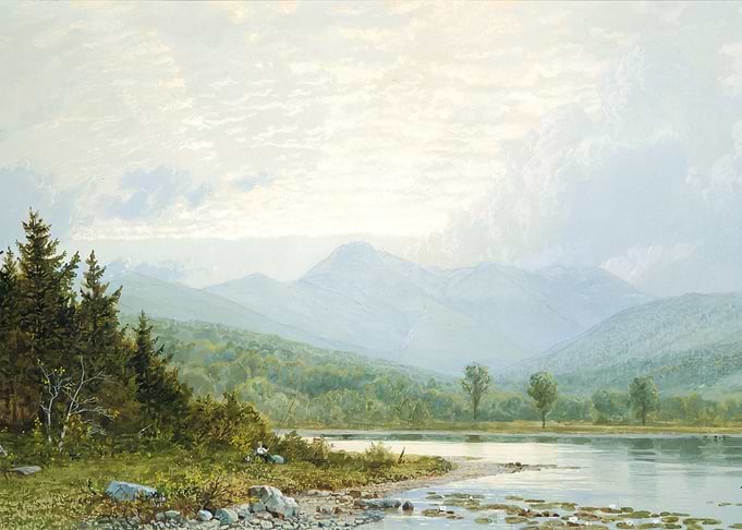 Sunset on Mount Chocorua