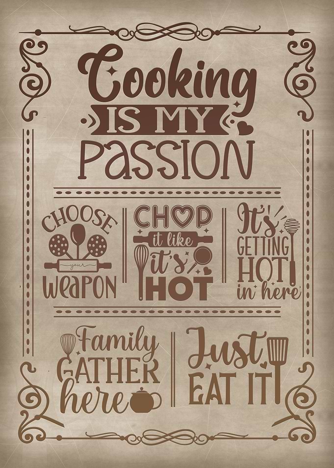 Kitchen Sign Cooking