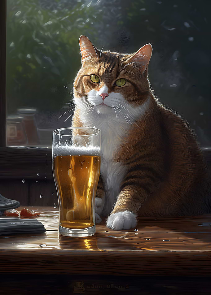 Sad Cat Beer