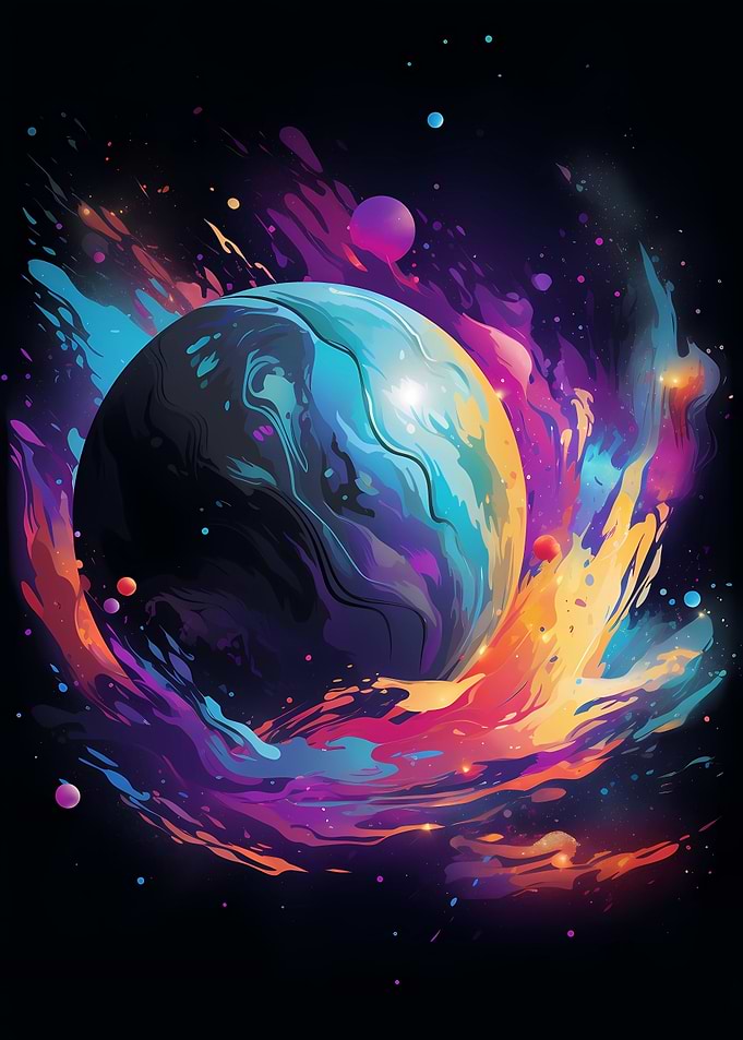 Planet Color Psychedelic