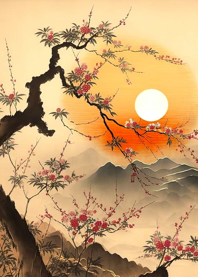 Japanese cherry blossoms