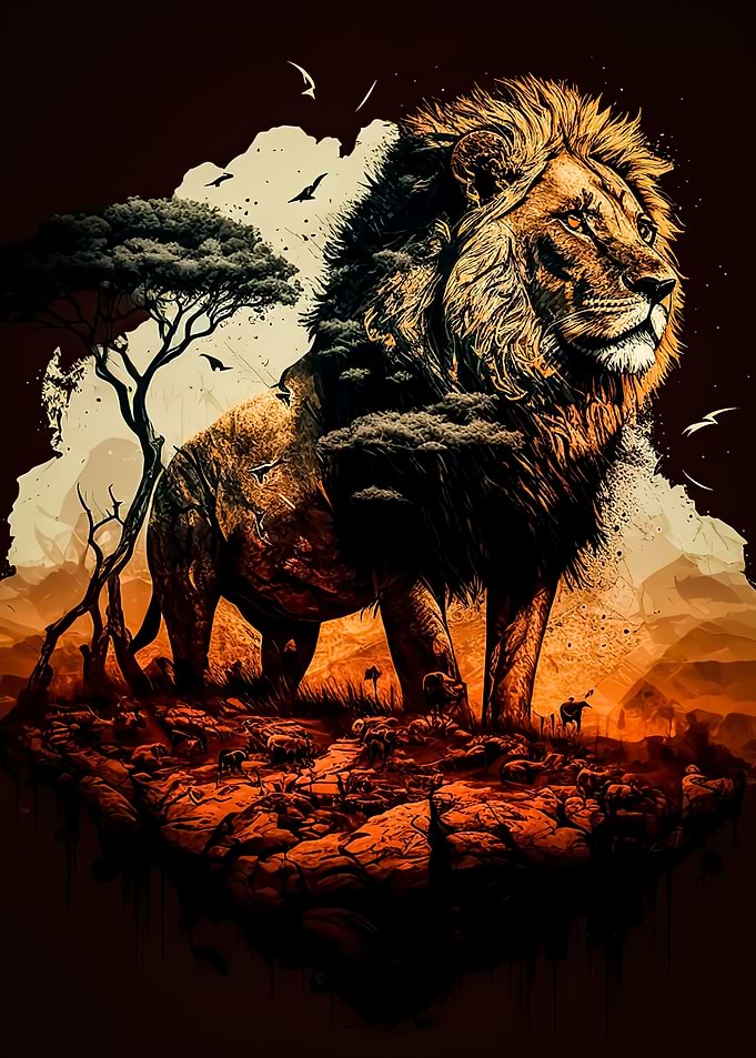 Lion King Of The Jungle