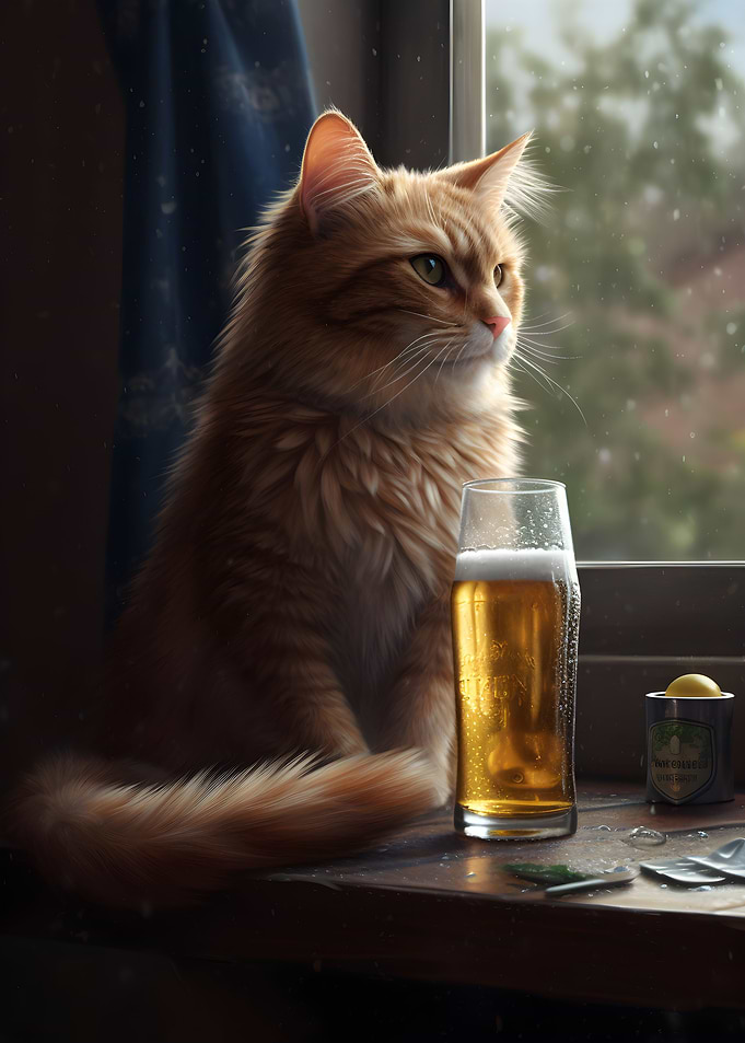 Sad Cat Beer
