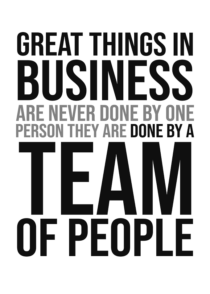 Teamwork inspirational