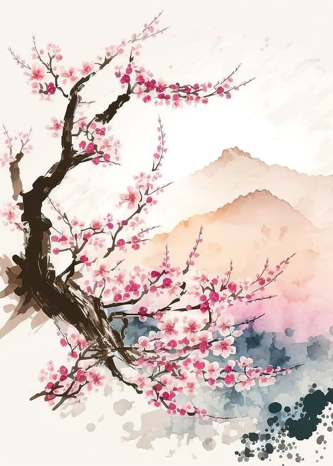 Japanese cherry blossoms