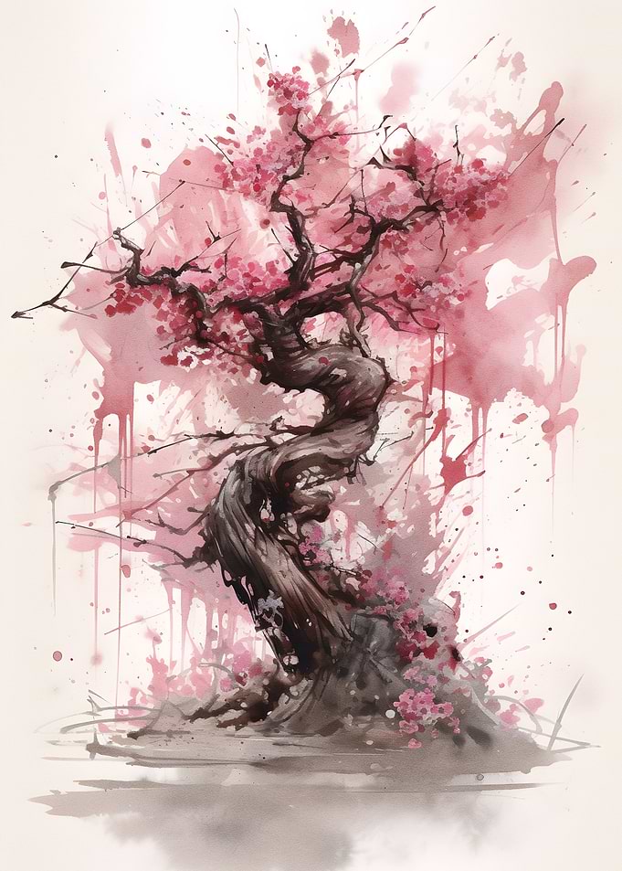 Pink Cherry tree
