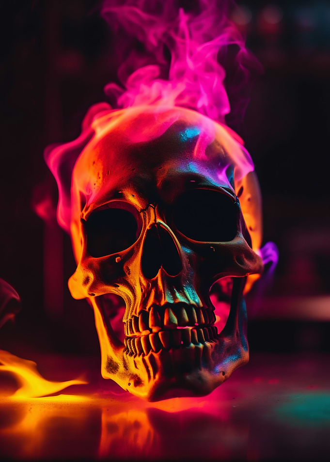 Skull on Fire