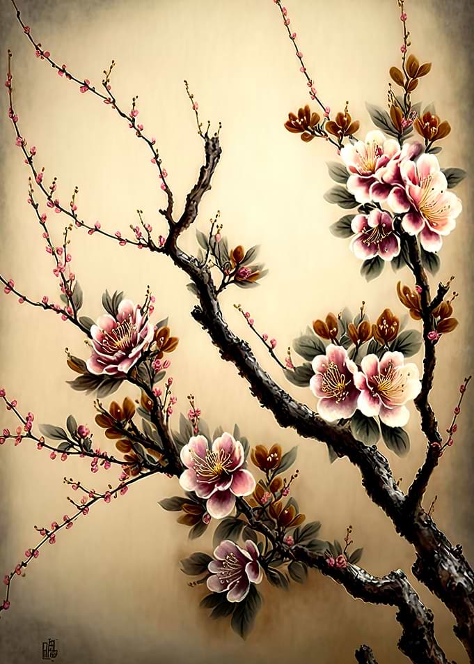 Japanese cherry blossoms