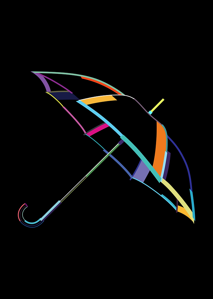 Abstract umbrella