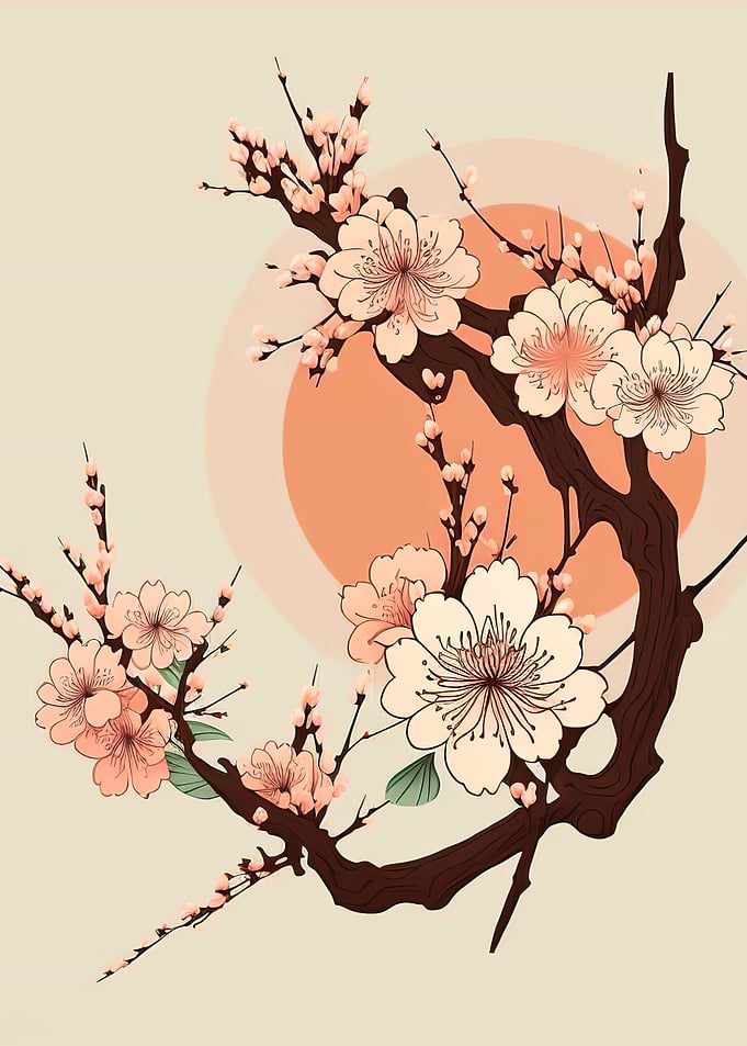 Japanese cherry blossoms