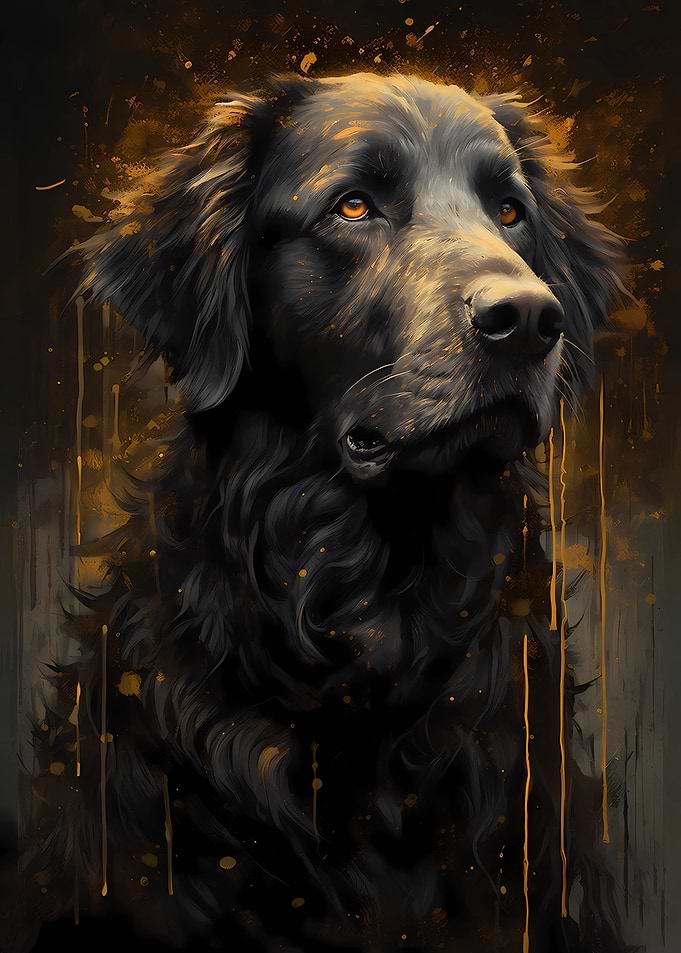Newfoundland Dog Enchanted
