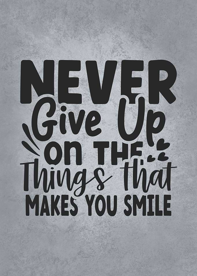 Never Give Up