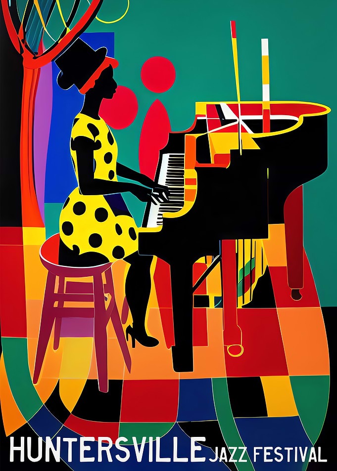 Retro Jazz Poster