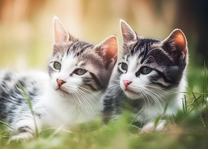 Sleepy kittens