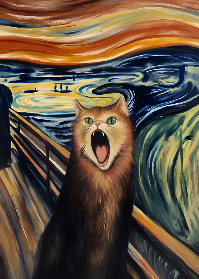The Screaming cat