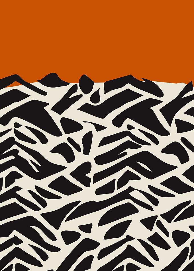 Mid Century Modern Orange