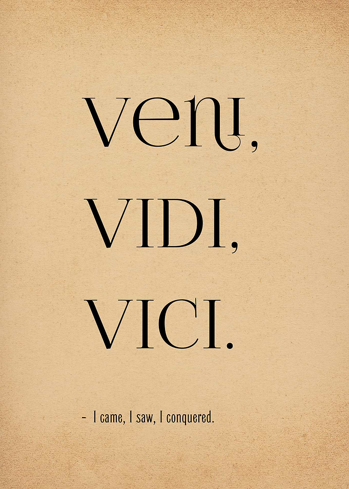 Latin Quote Ceasar