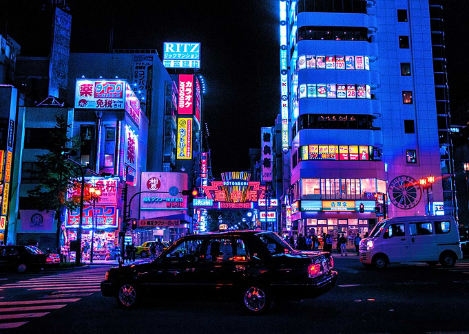 Neon Osaka Drift