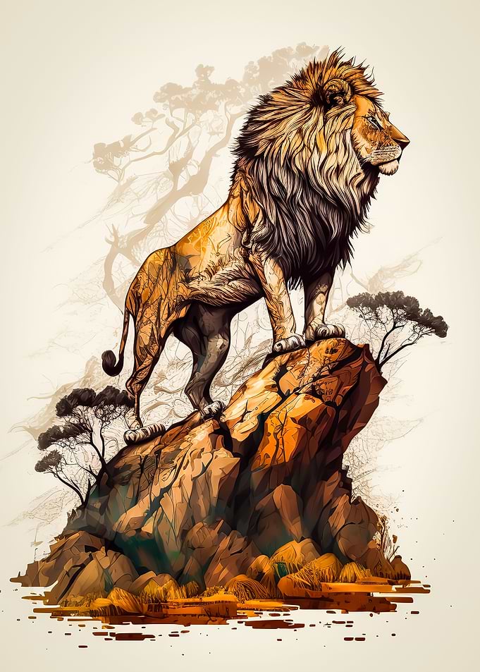 Lion King Of The Jungle