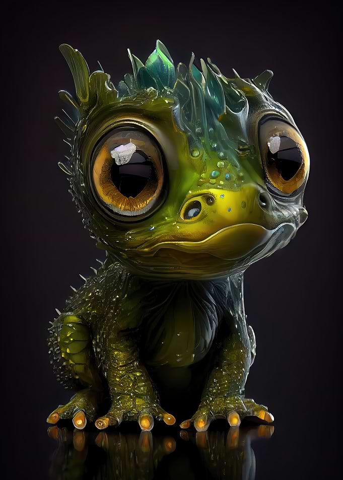 Cute Baby Dragon