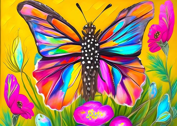 Colorful butterfly