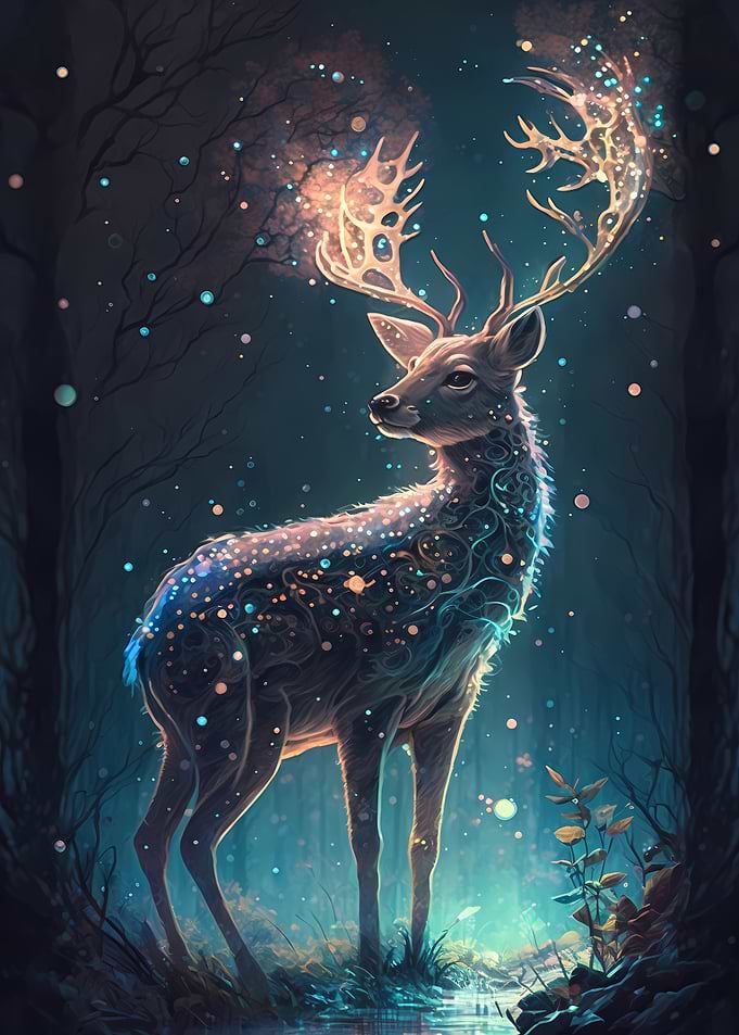 Deer Wild Anima Fairy Tale