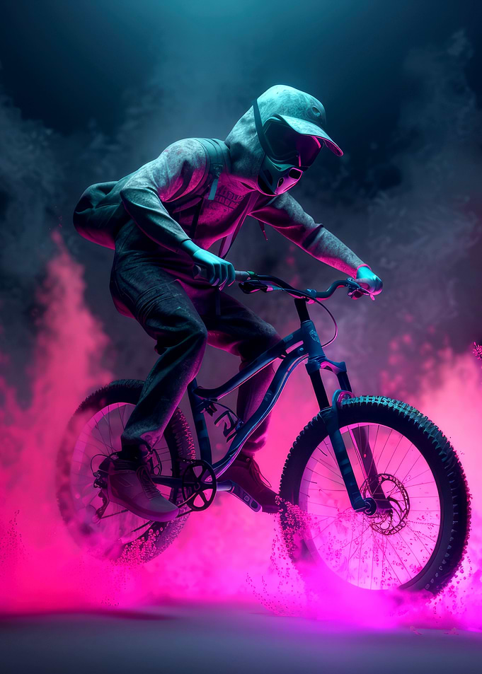 Fantasy biker