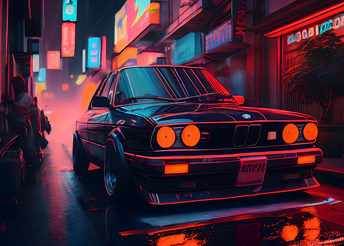 Neon BMW E30 M3