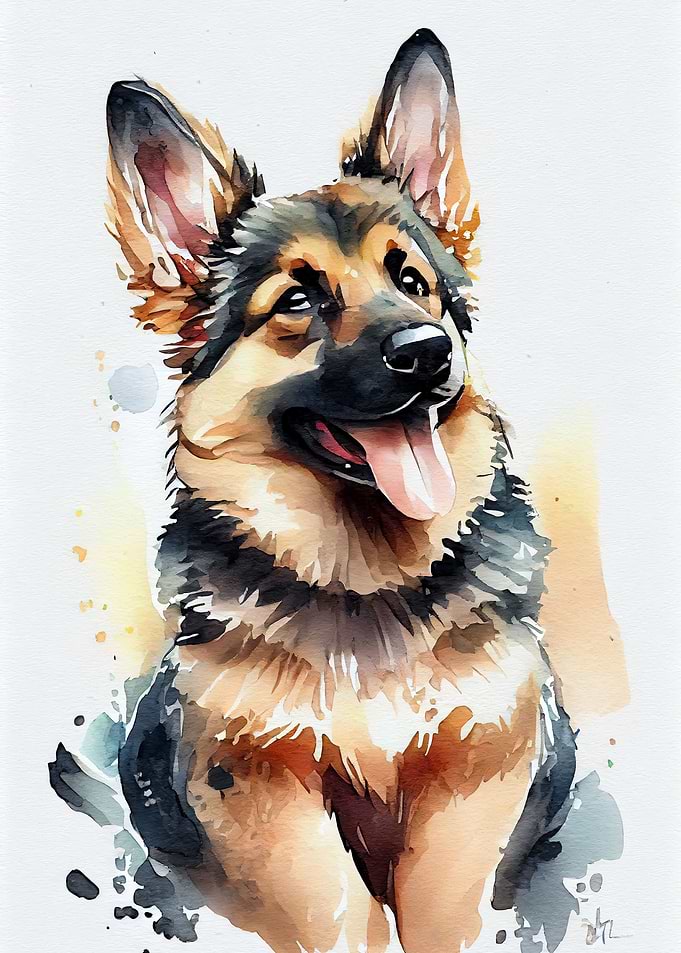 German Shepherd Cute