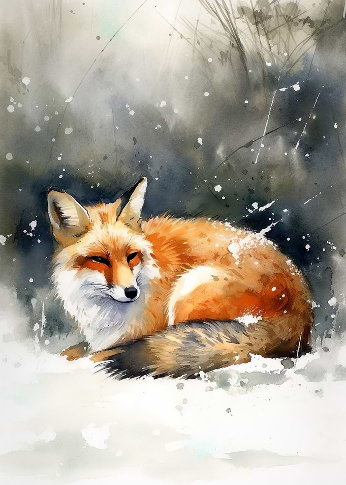 Sleeping Fox