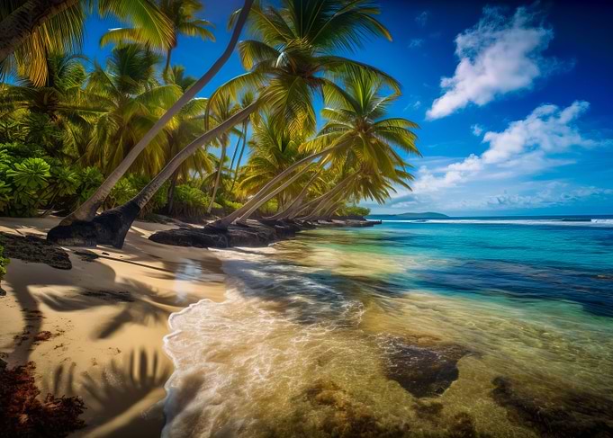 Tropical Beach Island