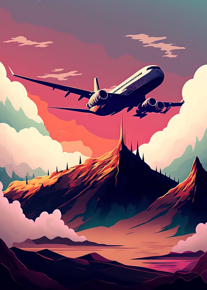 War Plane Landscape