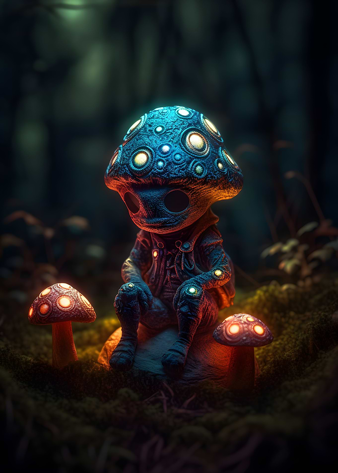 Psychedelic Mushroom Guy