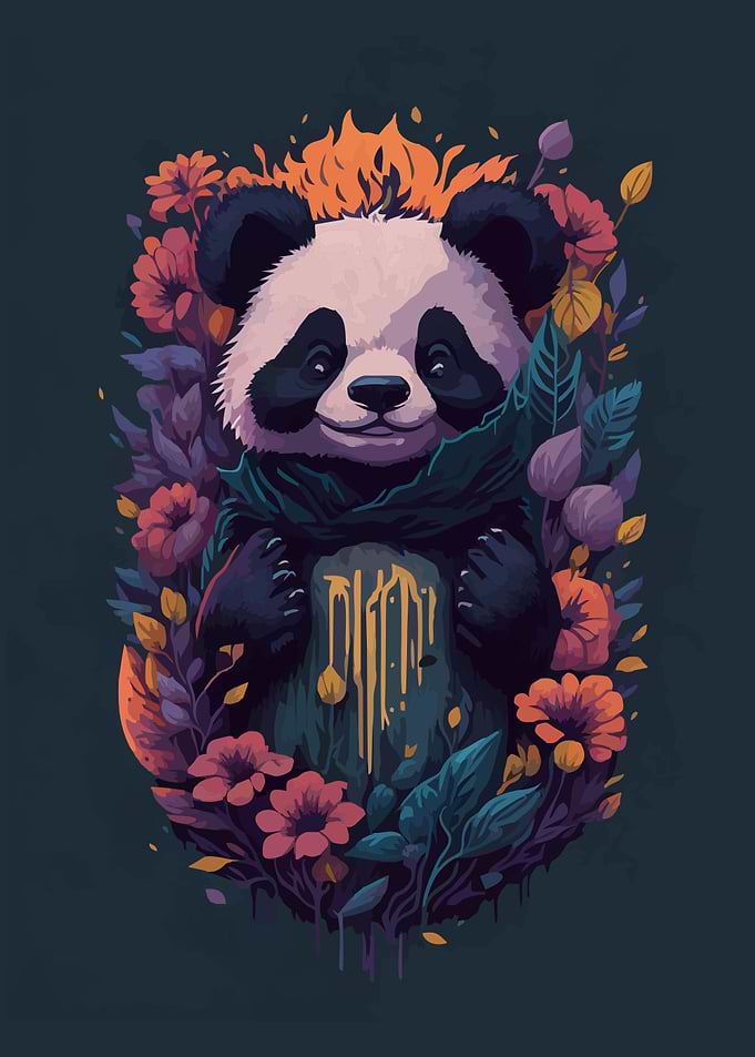 Cute panda