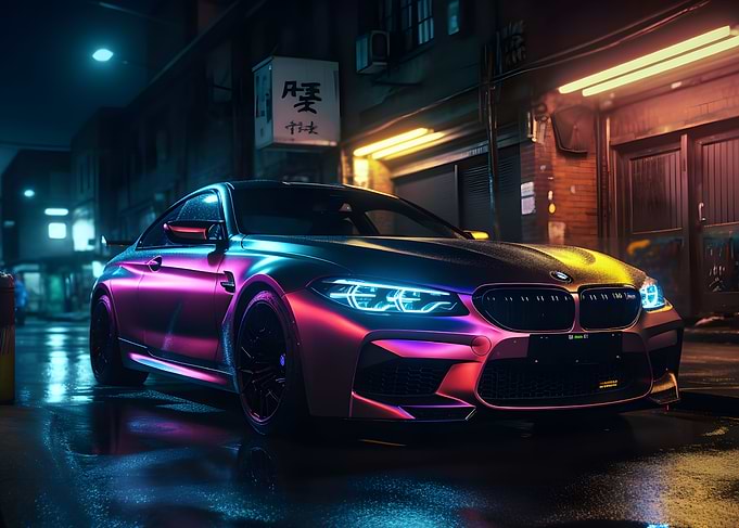 BMW M6 Purple