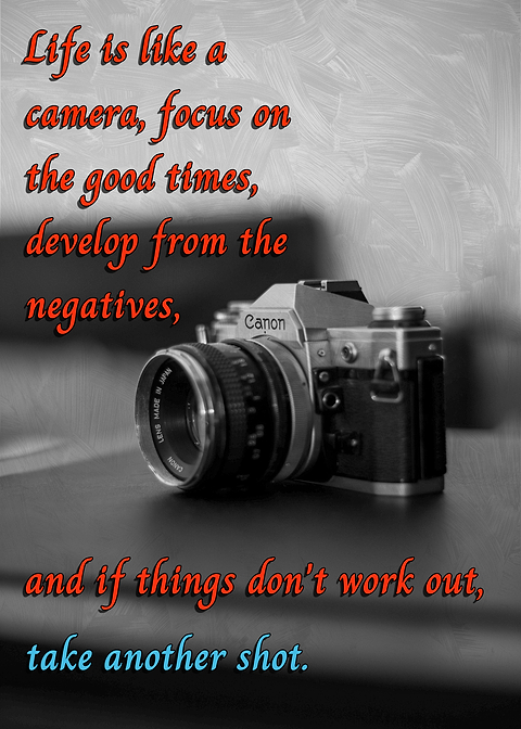 Focus Develop and Shoot — metal poster wall art